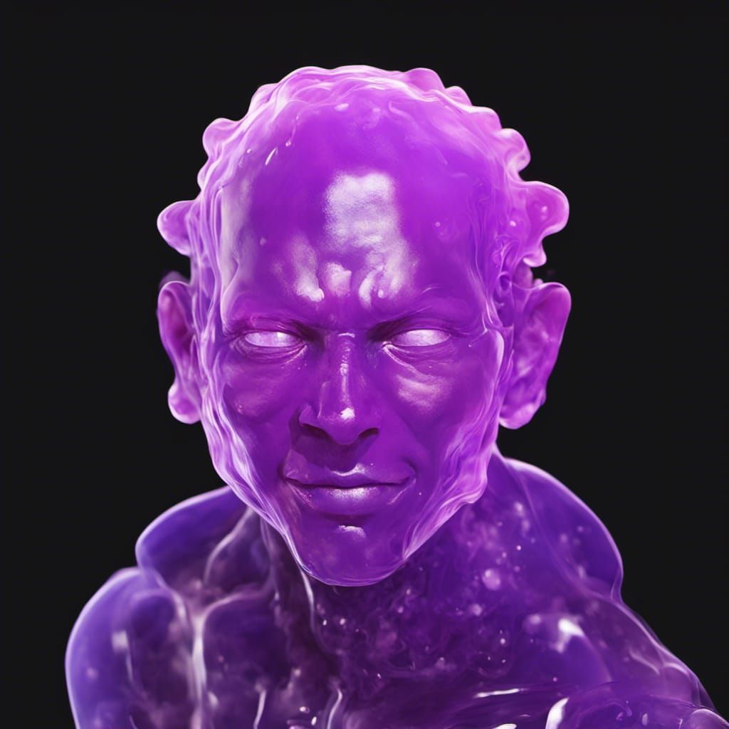 Smiling Ooze Humanoid in Purple
