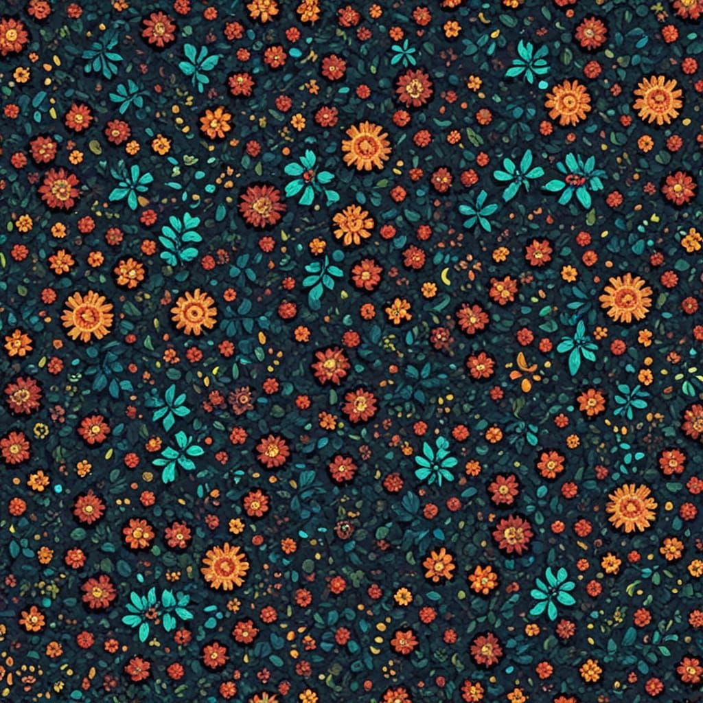 Pixel Art Texture Pattern