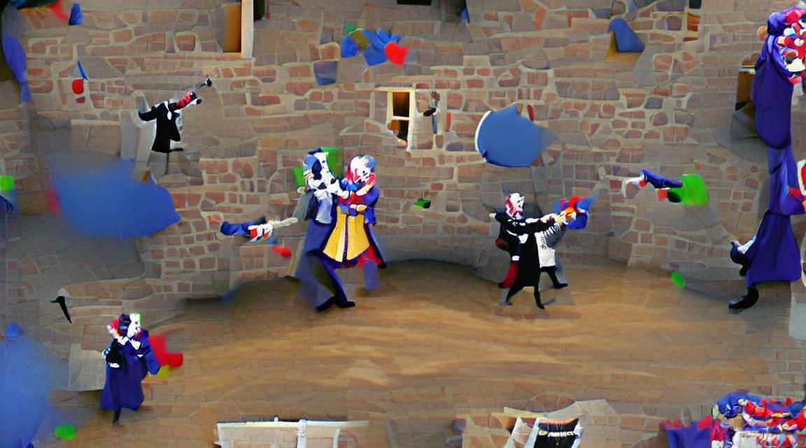 Butler and Jester Finger-Gun Duel
