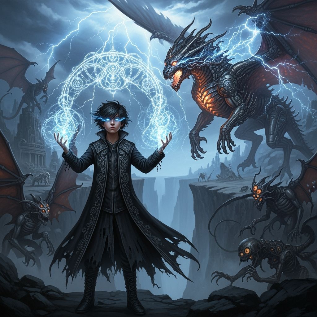 Boy Summons Divine Beast in Ancient Fantasy World