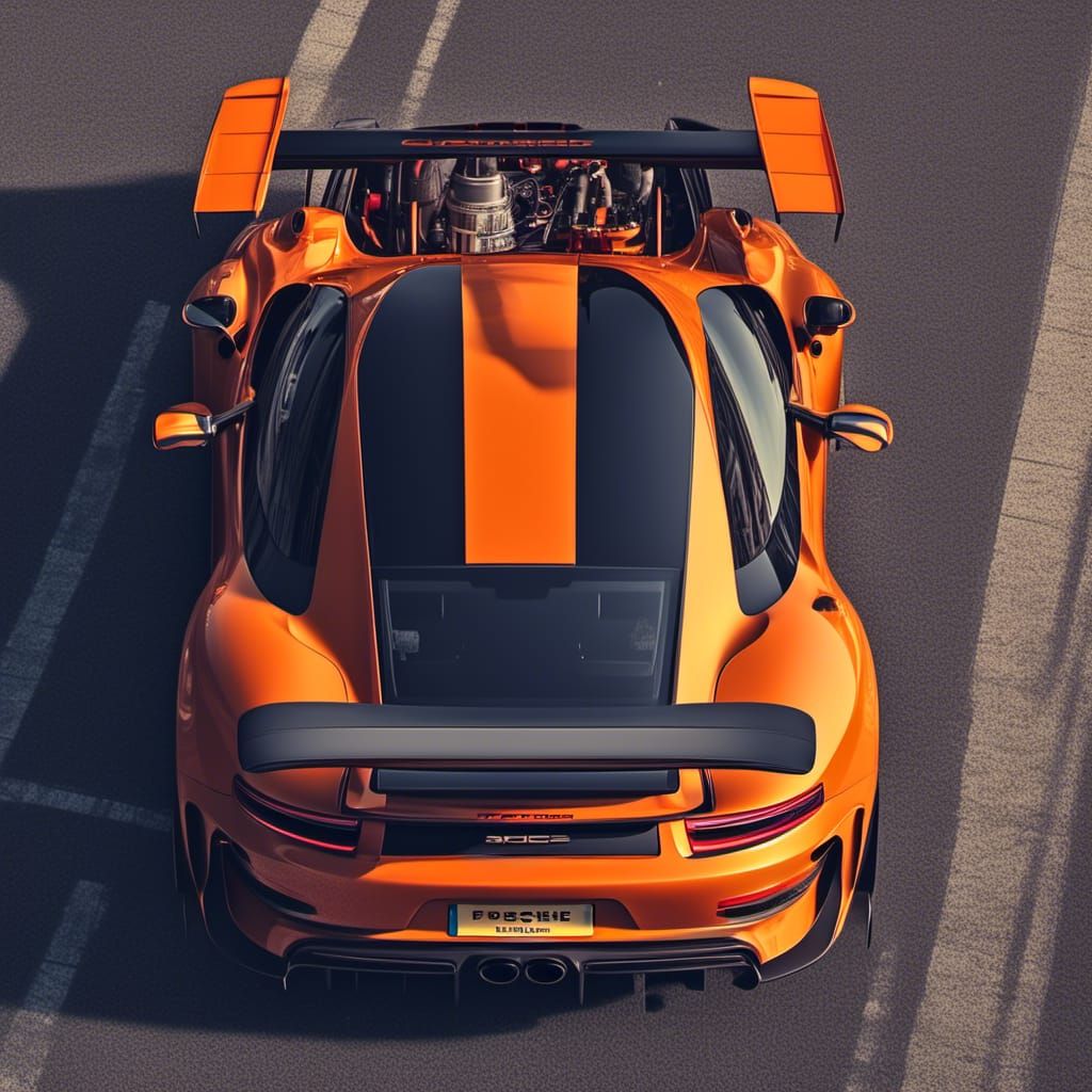 Porsche 992 GT3 RS Blueprint Photography