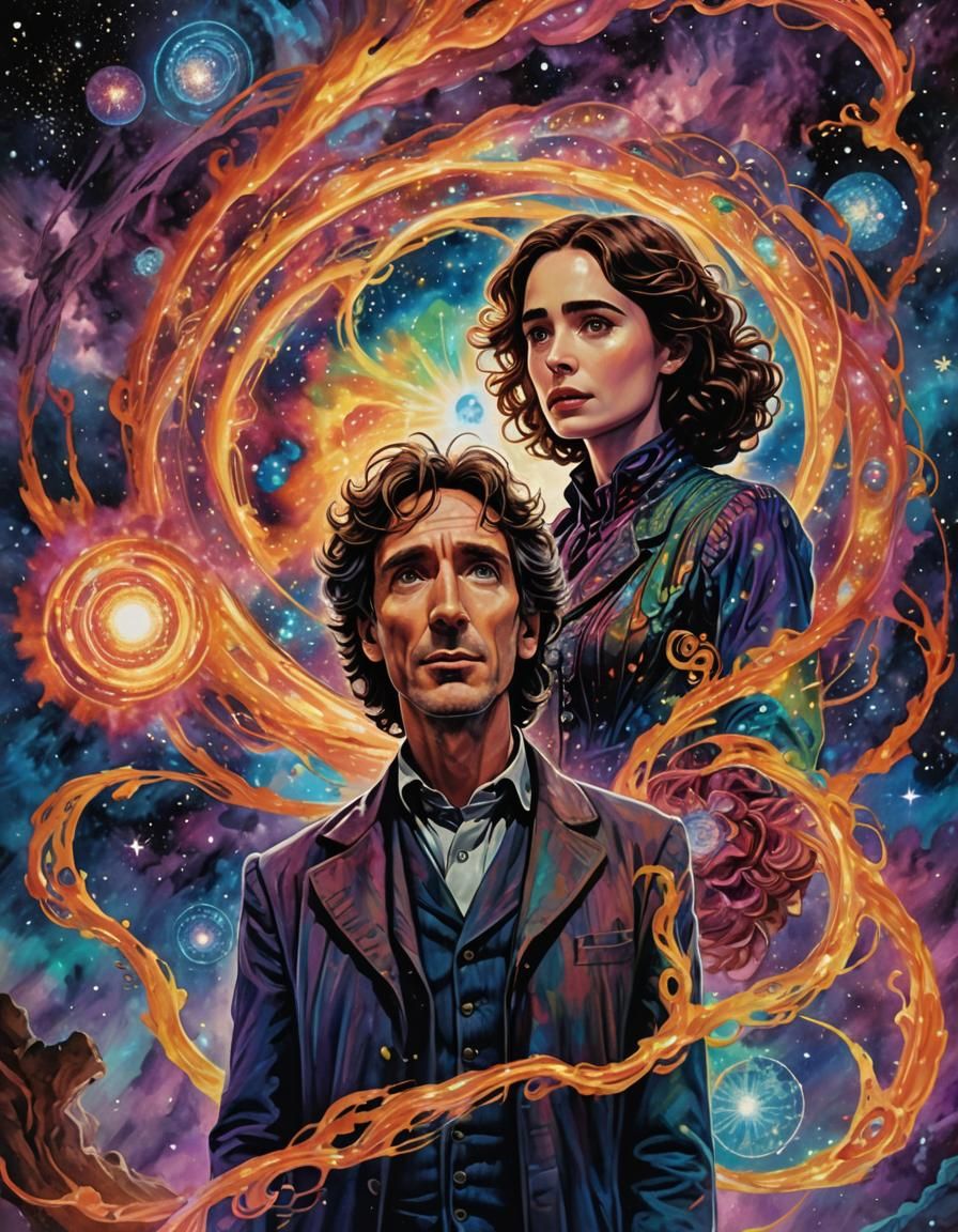 Eighth Doctor and Susan Foreman in Cosmic Dreamscape