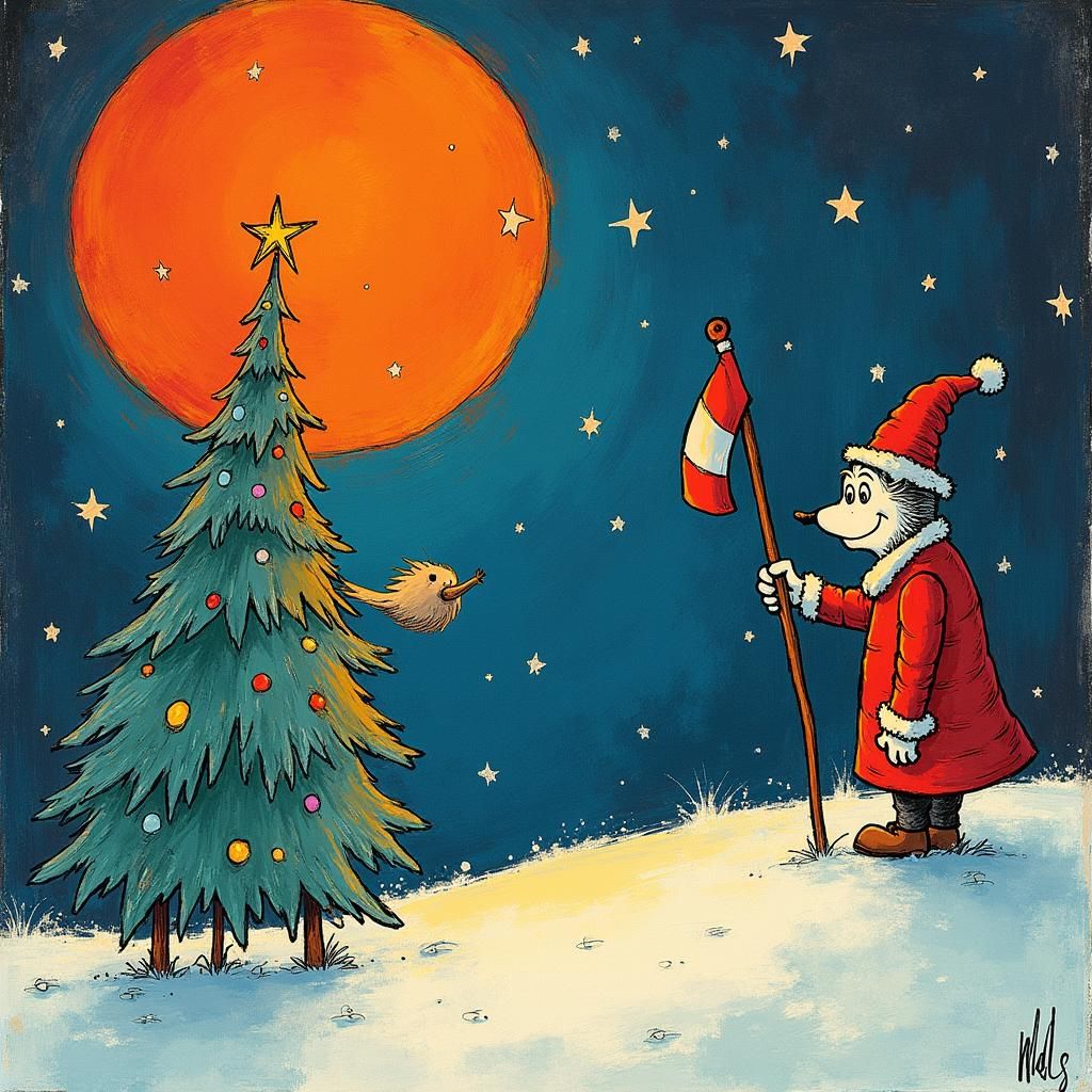 Dr. Seuss Tribute Christmas Image