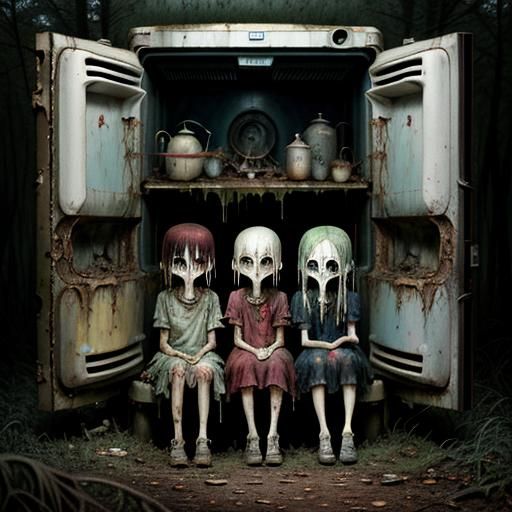 Distorted Children in Woods: Body Horror Surrealism