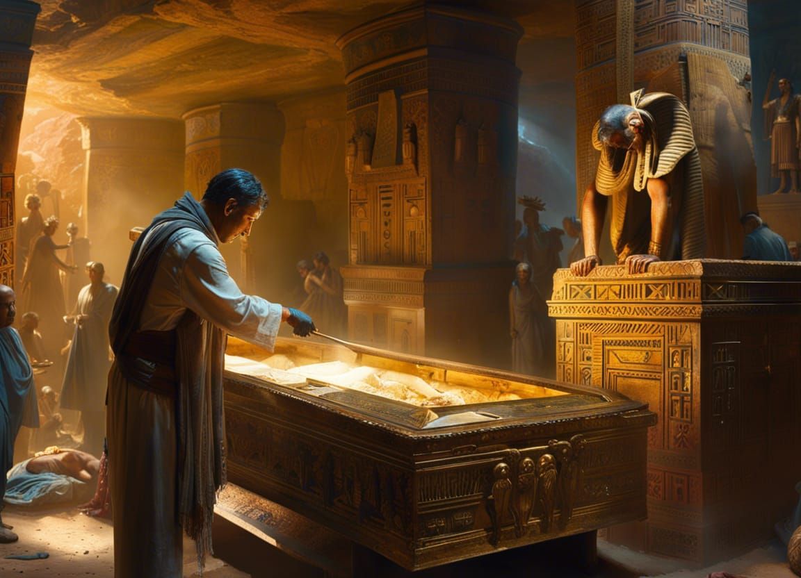 Archaeologist Unearths Pharaoh in 1920s-Style Painting