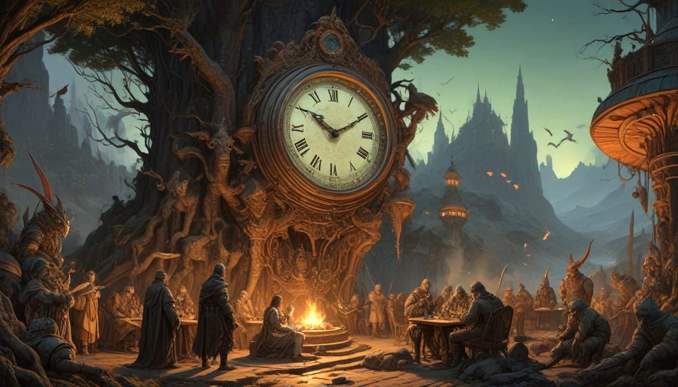 Steampunk Apocalypse at the Nightcafe: Patrons Watch Doomsda...