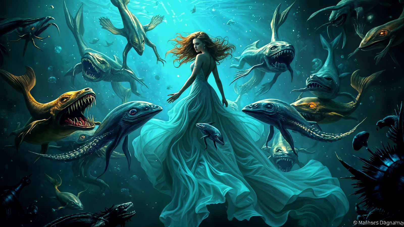 Surreal Undersea Clash