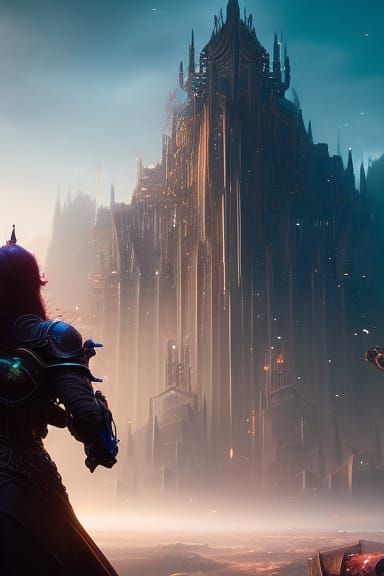 Aries Zodiac Person in Hyperdetailed Fantasy Art