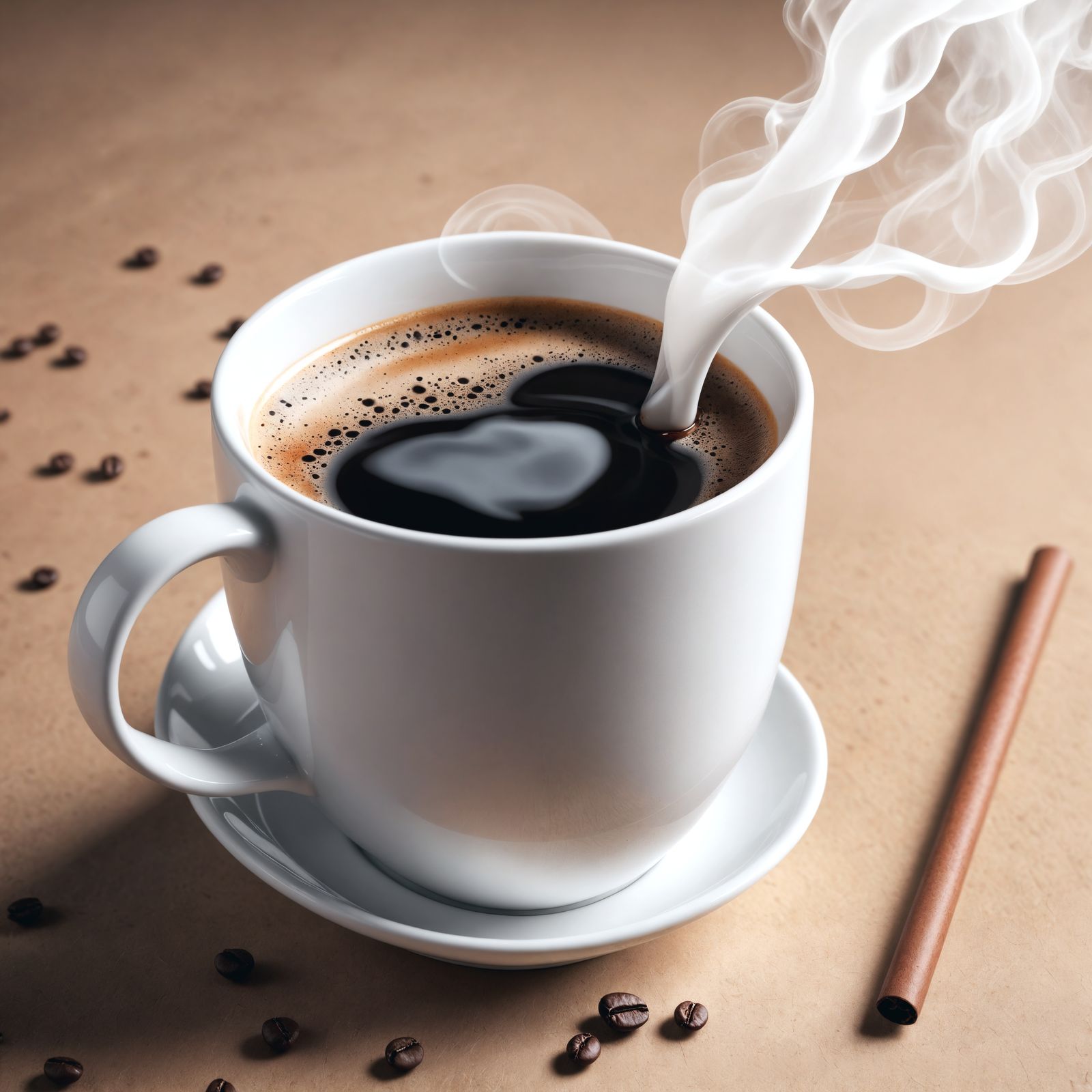 Hyperrealistic Coffee Cup in Cinematic HDR