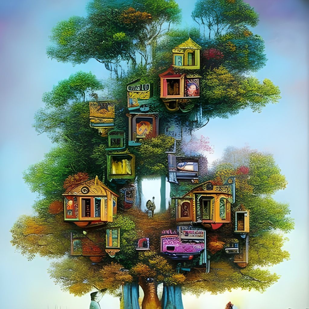 Surreal Landscape Inspired by Fantastic Realism