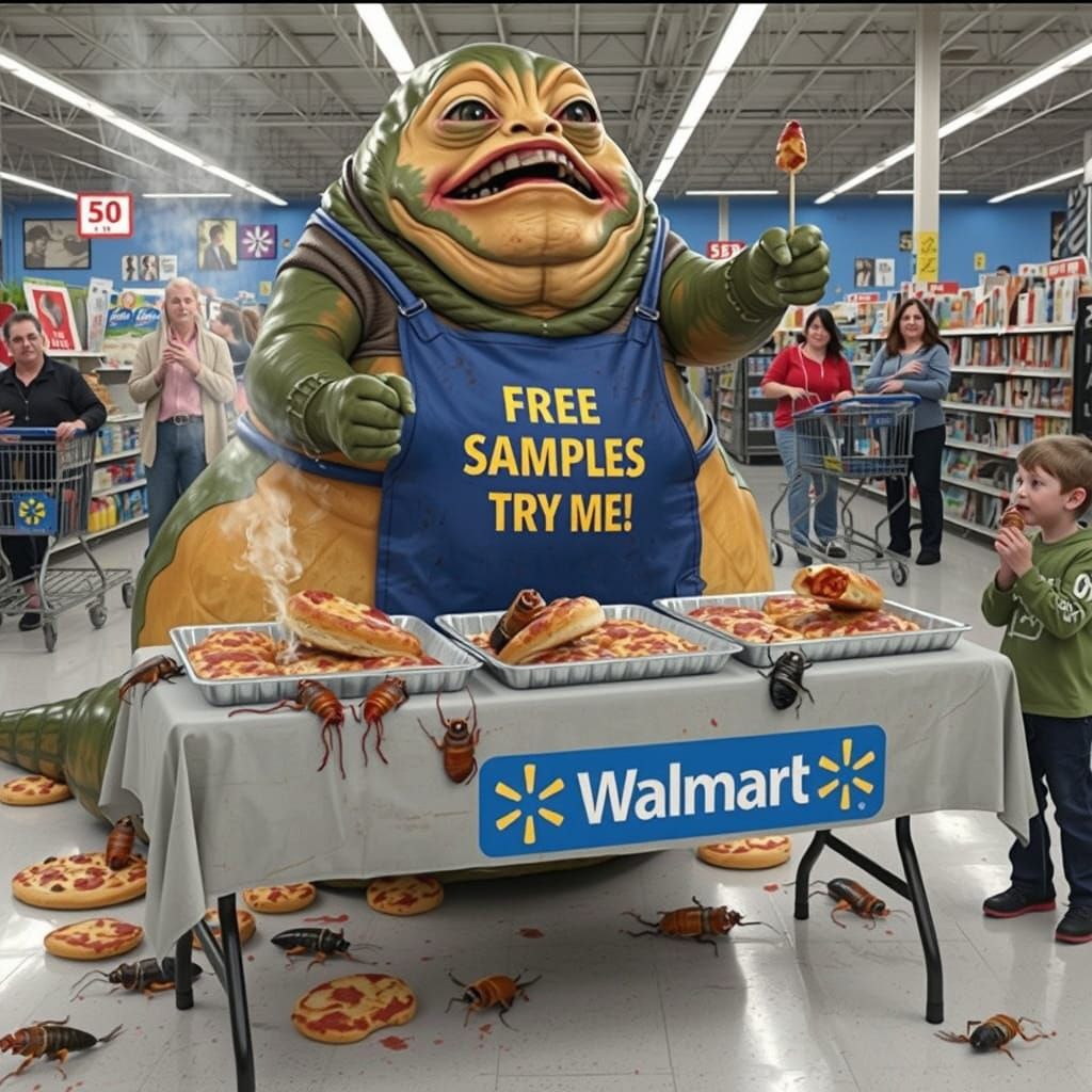 Jabba the Hutt: Free Sample Taste Tester