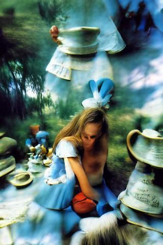 Ethereal Alice in Wonderland Inspired Photograph