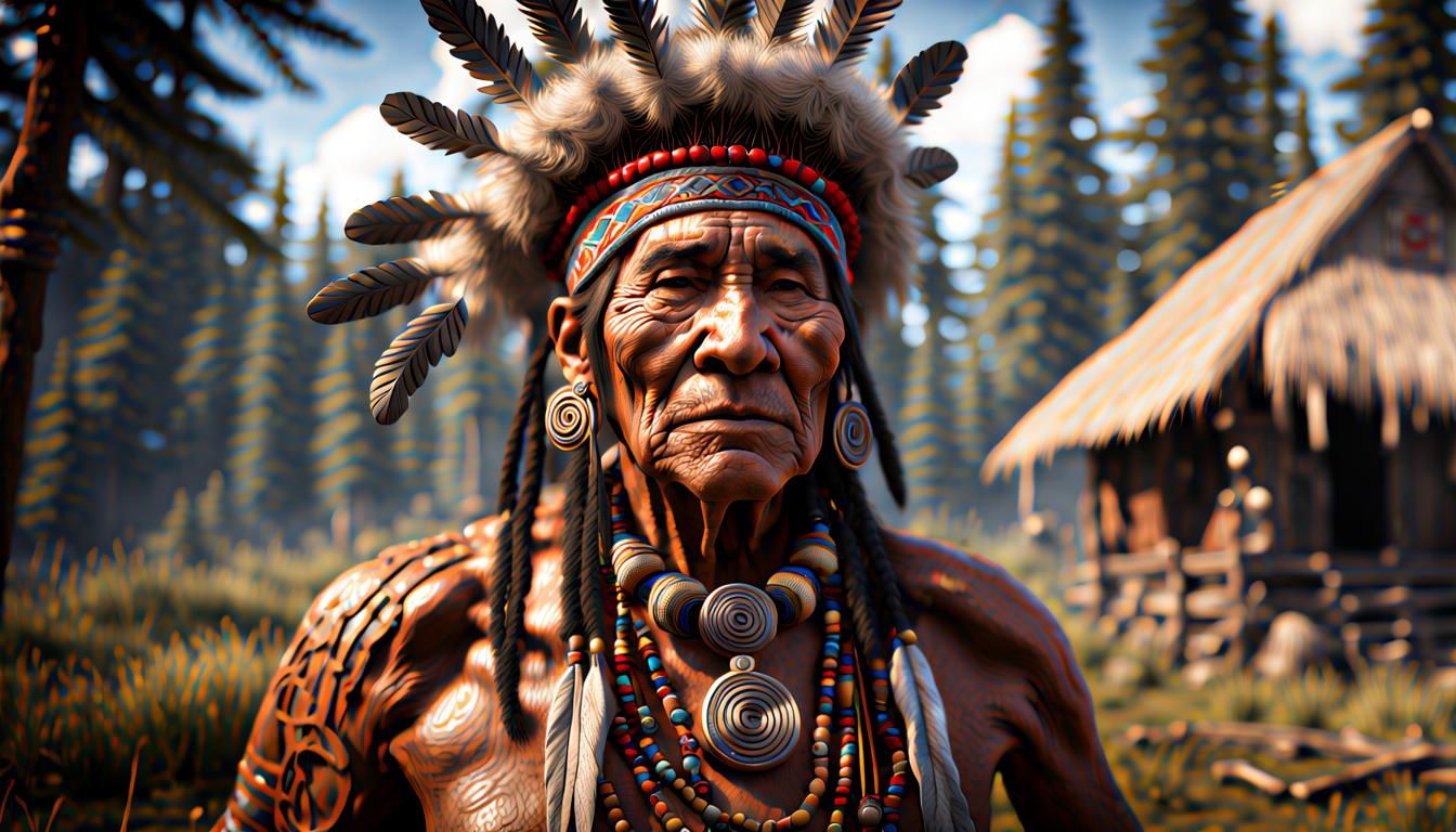 Shamanic Village Elder in Unreal Engine 5
