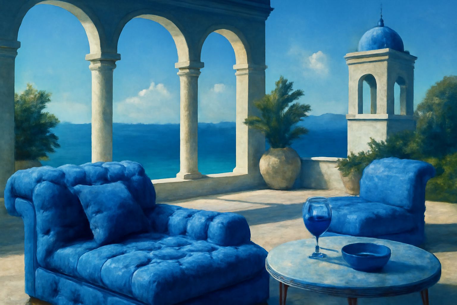 In the Lapis of Luxury at a Lazuli Pace