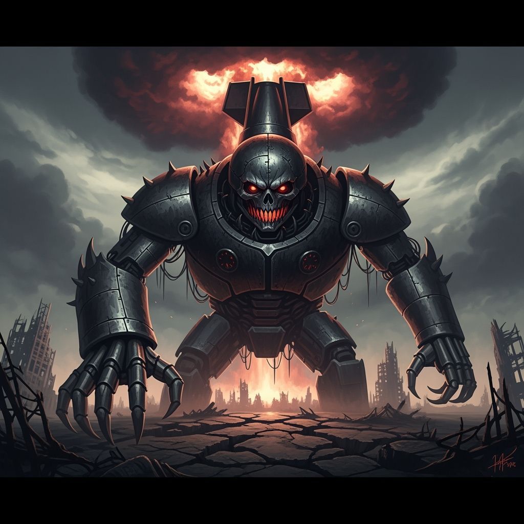 Atomic Annie: Post-Apocalyptic Bomb Monster