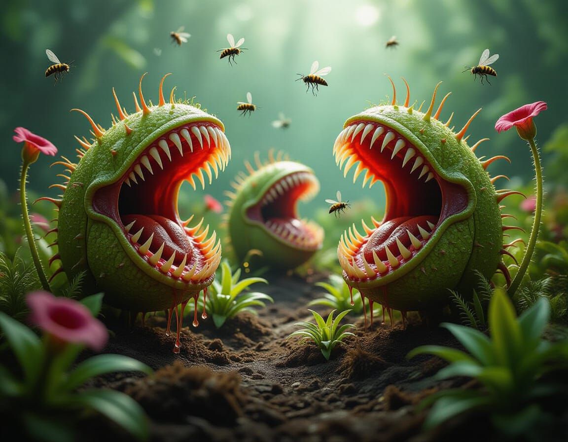 Carnivorous Plant Garden of Deadly Delights