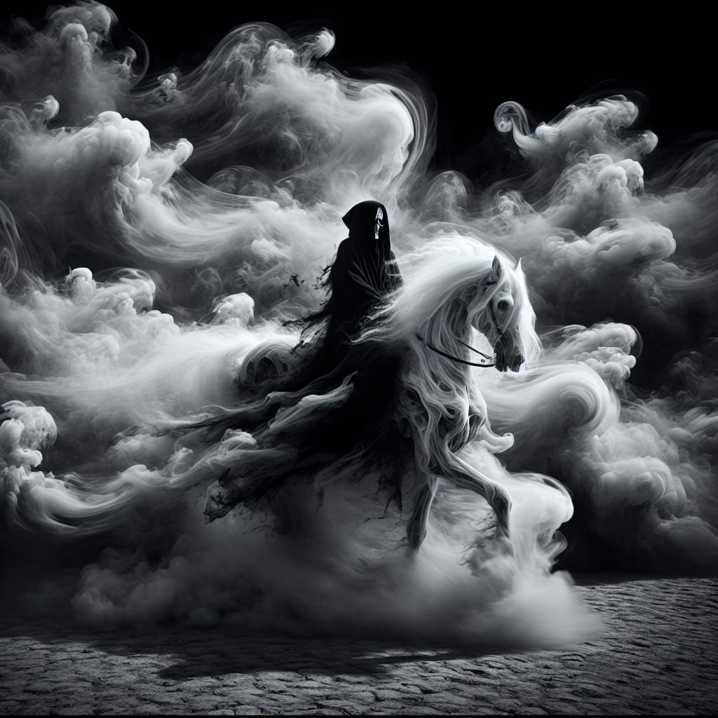 The seal was broken and there upon a pale horse was Death...