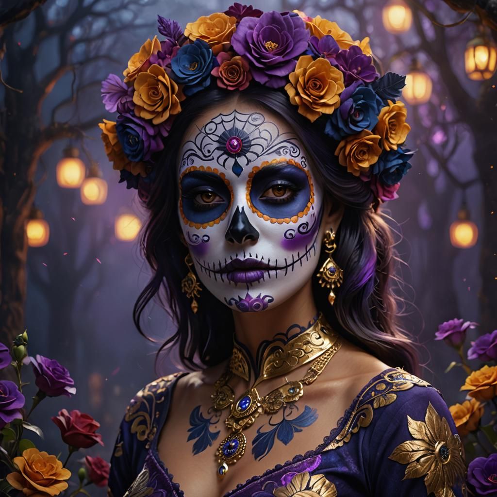 Dia de los muertos woman