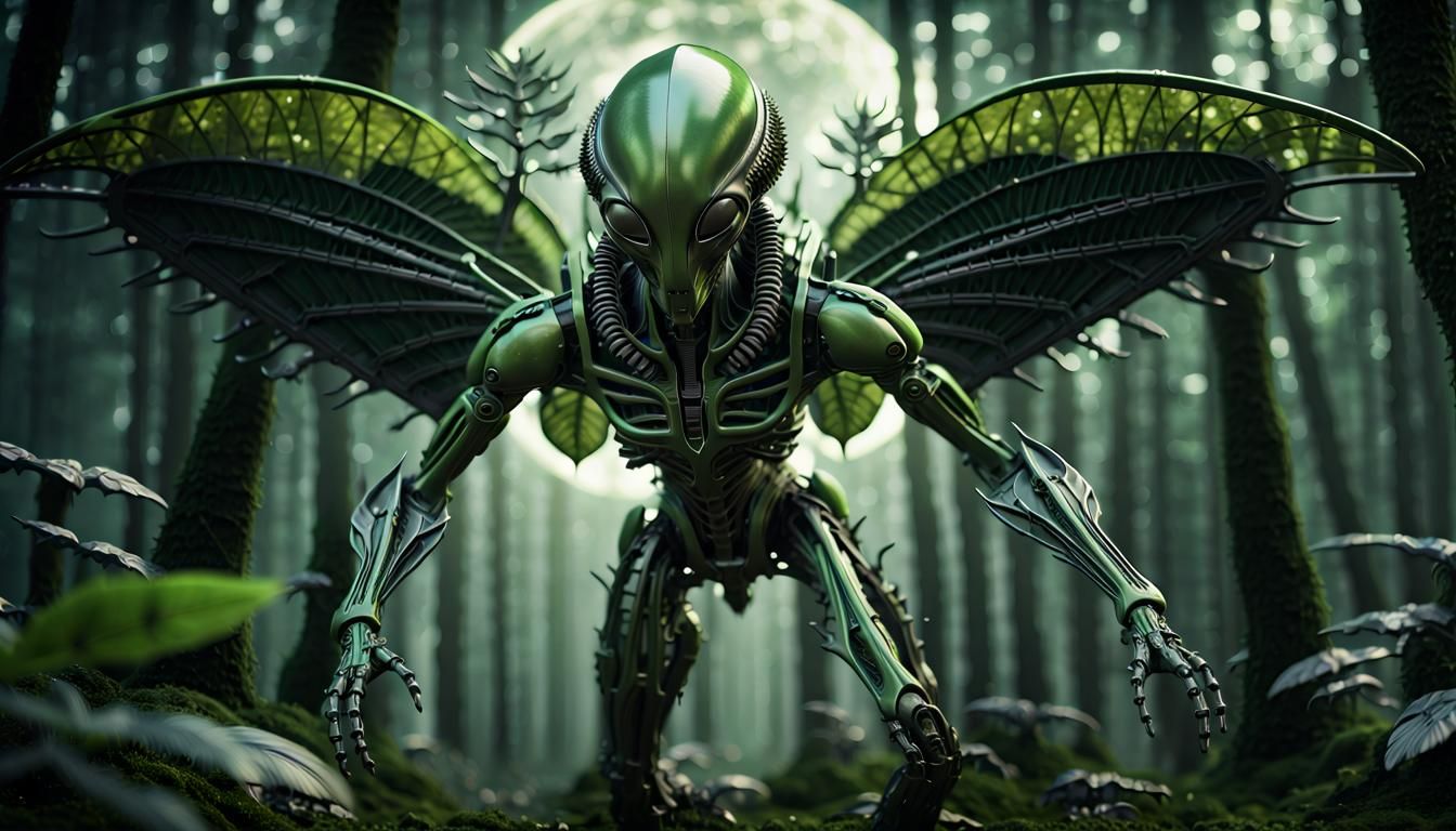 Flying Cyber-plants, man!