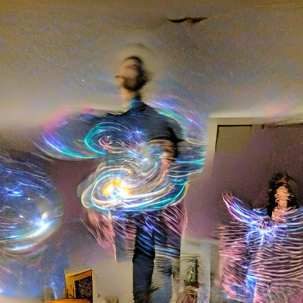 AI Generated Astral Projection Image