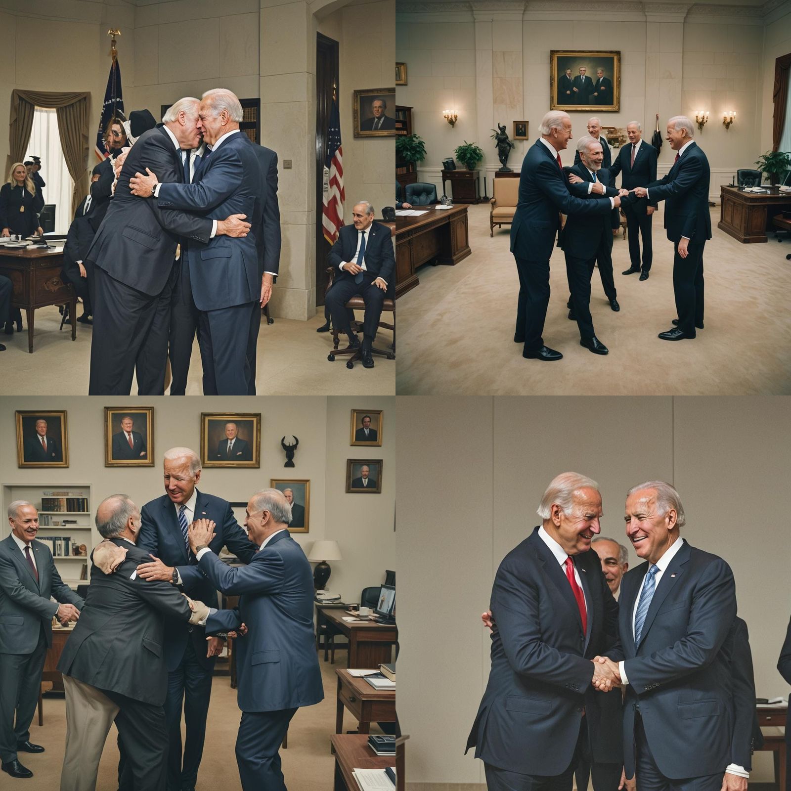 Unlikely Alliance: World Leaders in a Cinematic Embrace