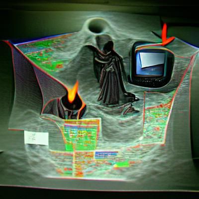 AI Generated Image from Blank Prompt