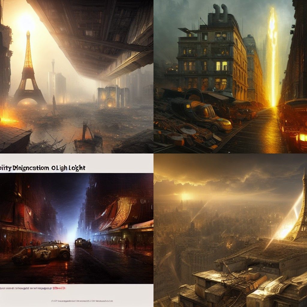 City of Light and Destruction: Digital Concept Art