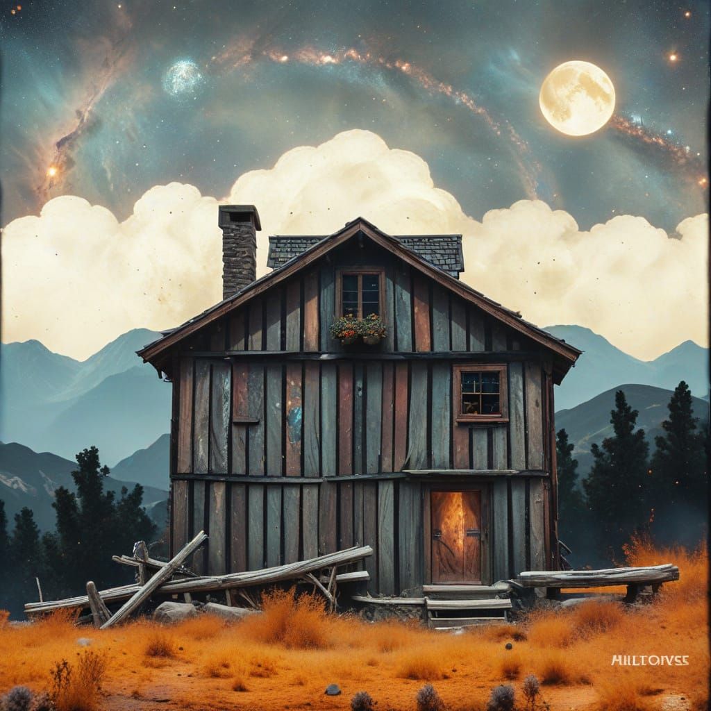 Vibrant Nebula Swirls Around Planet in Deep Space