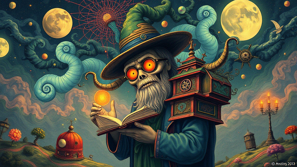 Surreal Dystopian Fantasmagory with Magical Lunacy