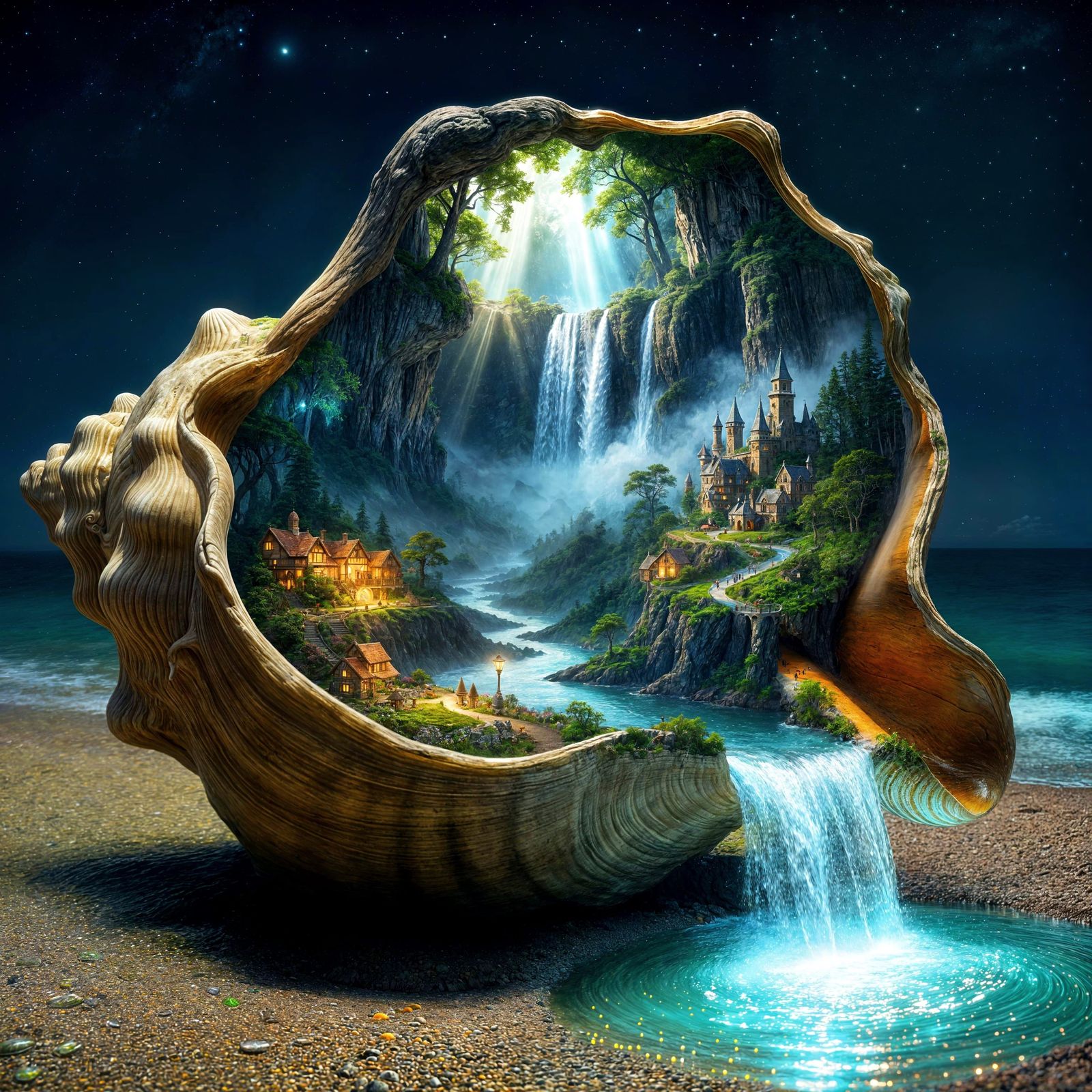 🏰🐚 Conch-quered Realms — A Hidden Kingdom