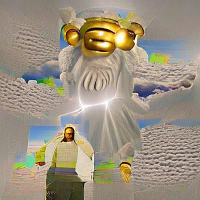 Ethereal Depiction of a Divine Being