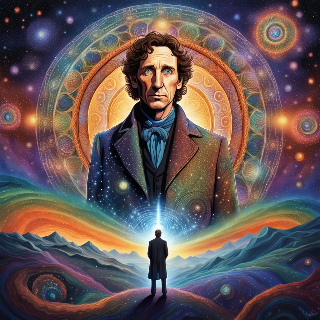 Eighth Doctor in Surreal Cosmic Astral Realm