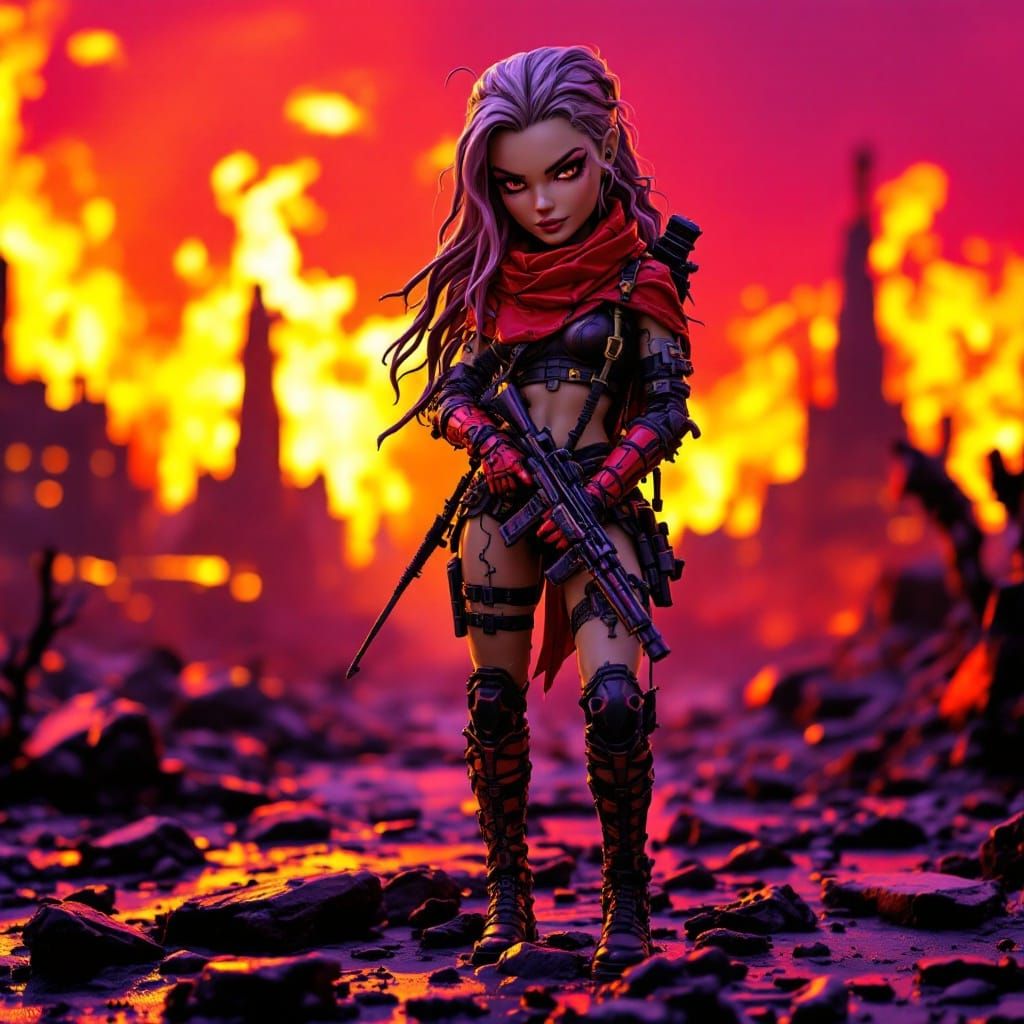 wargirl bobblehead action figure