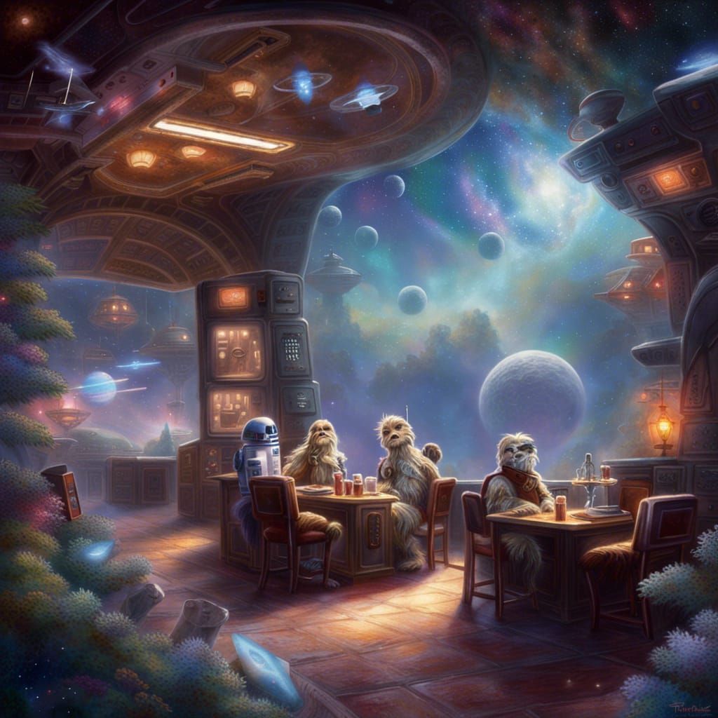 Star Wars Coffee Shop in Space: Ethereal Fantasy