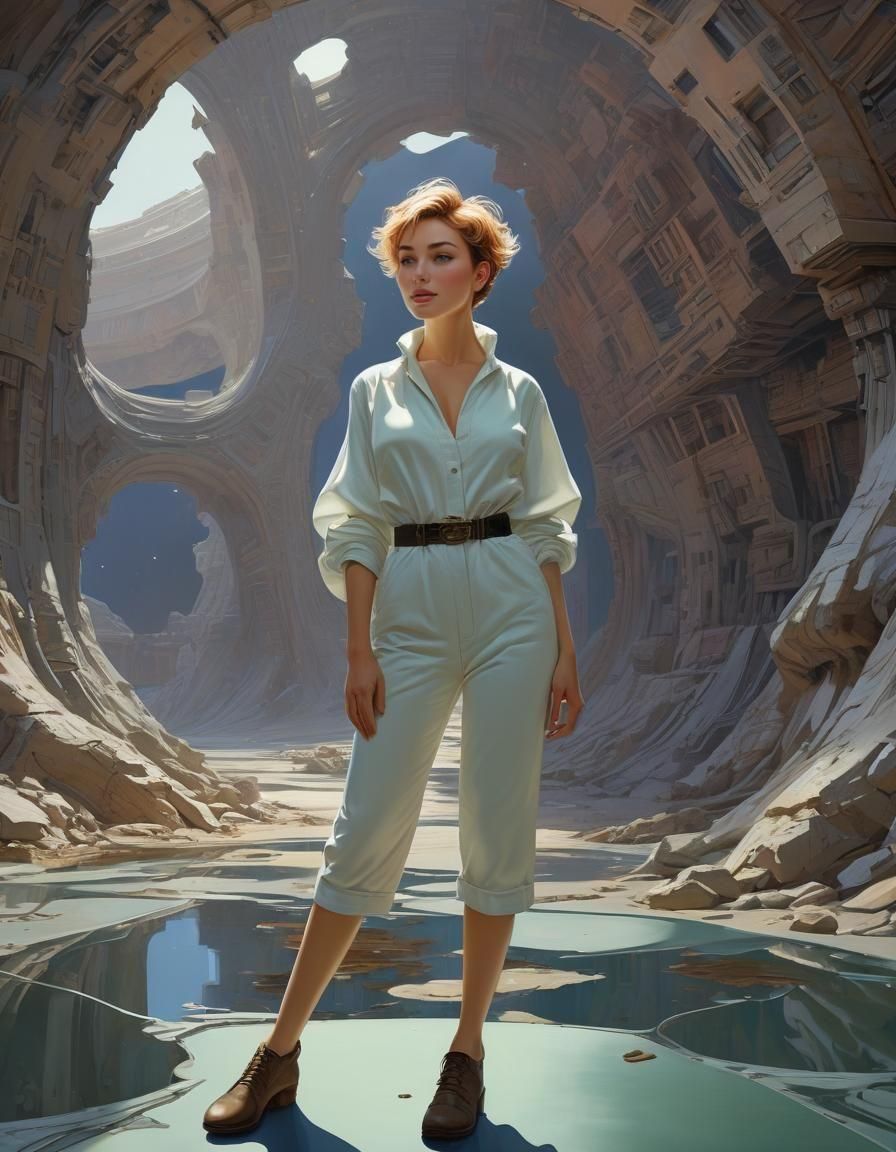 Angela found the X'kdek ruins facinating