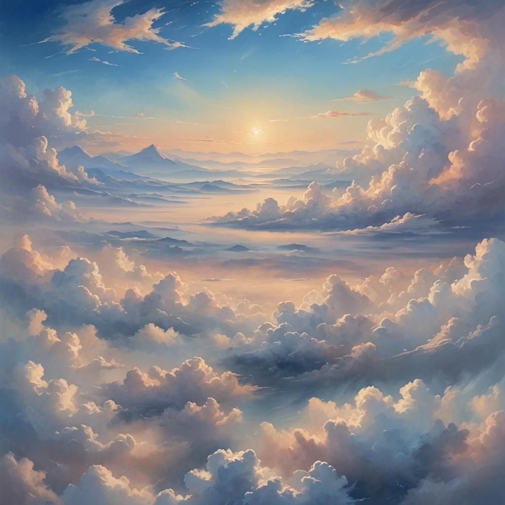 Ethereal Dreamscape: A Celestial Fantasy Landscape