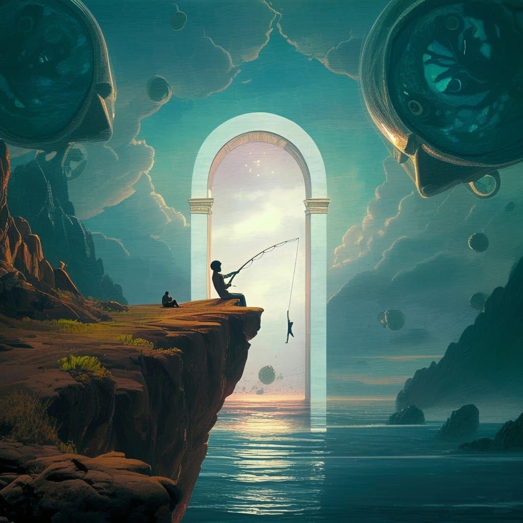 Surreal Portal: Fishing in the Mind