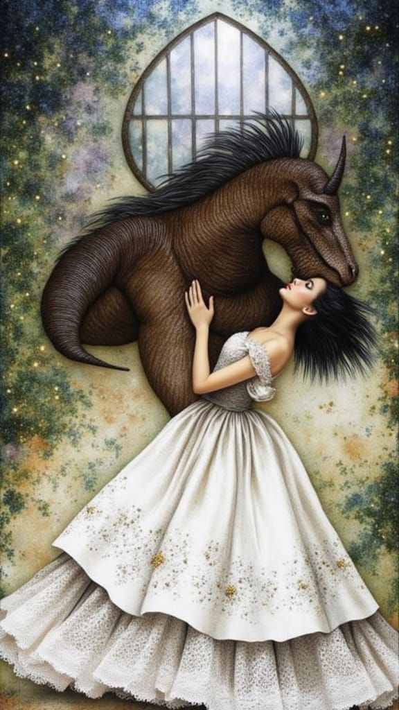 Dinosaur Couple Celebrates Wedding Day in Whimsical Style