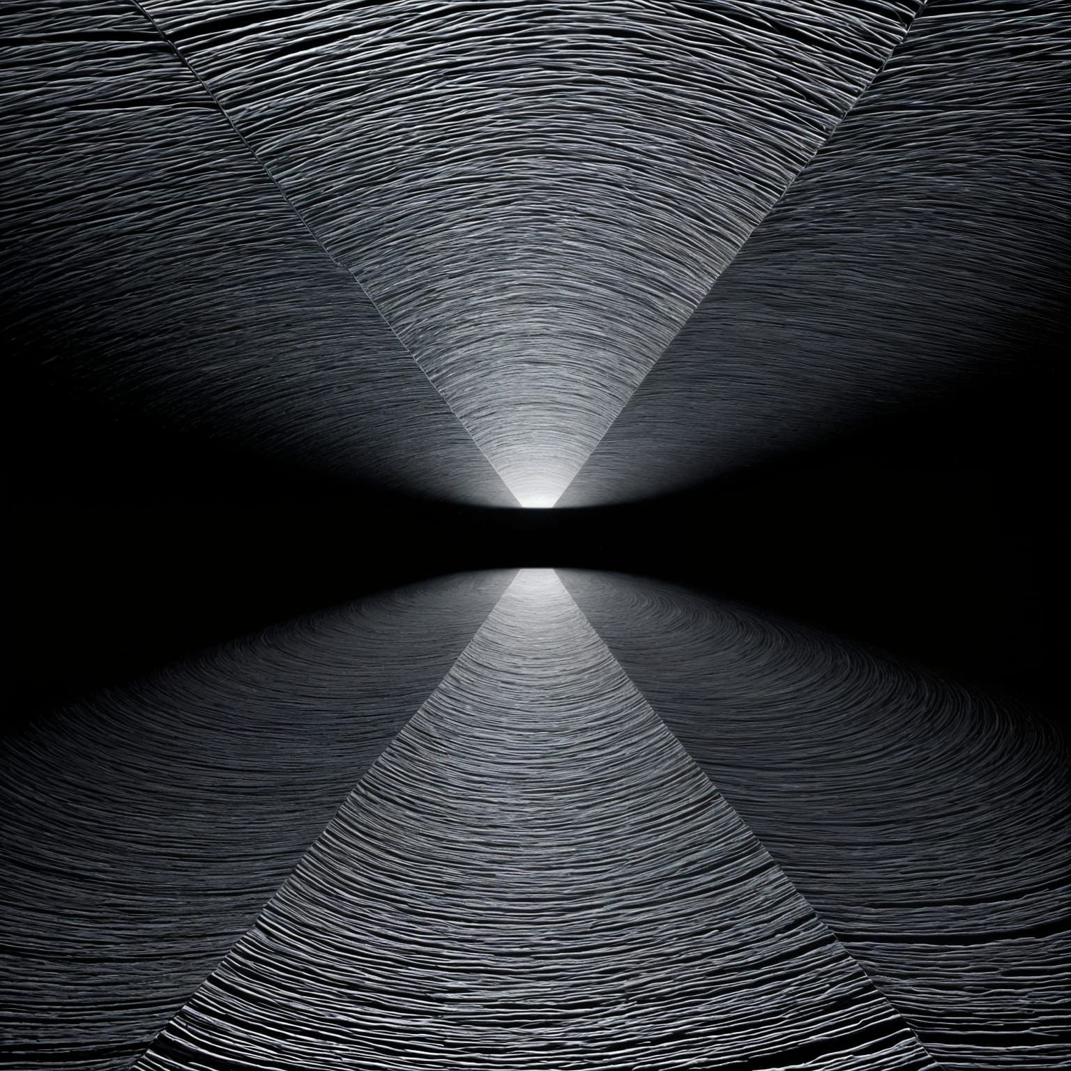 Infinite Void in Monochromatic Abstraction