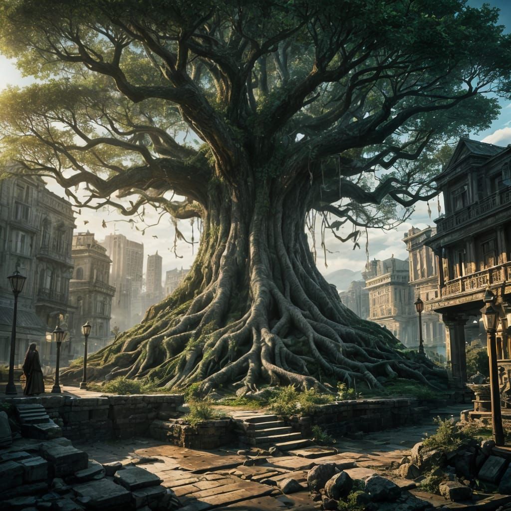 Colossal Wonders: Cities in Roots, Giants in Sands