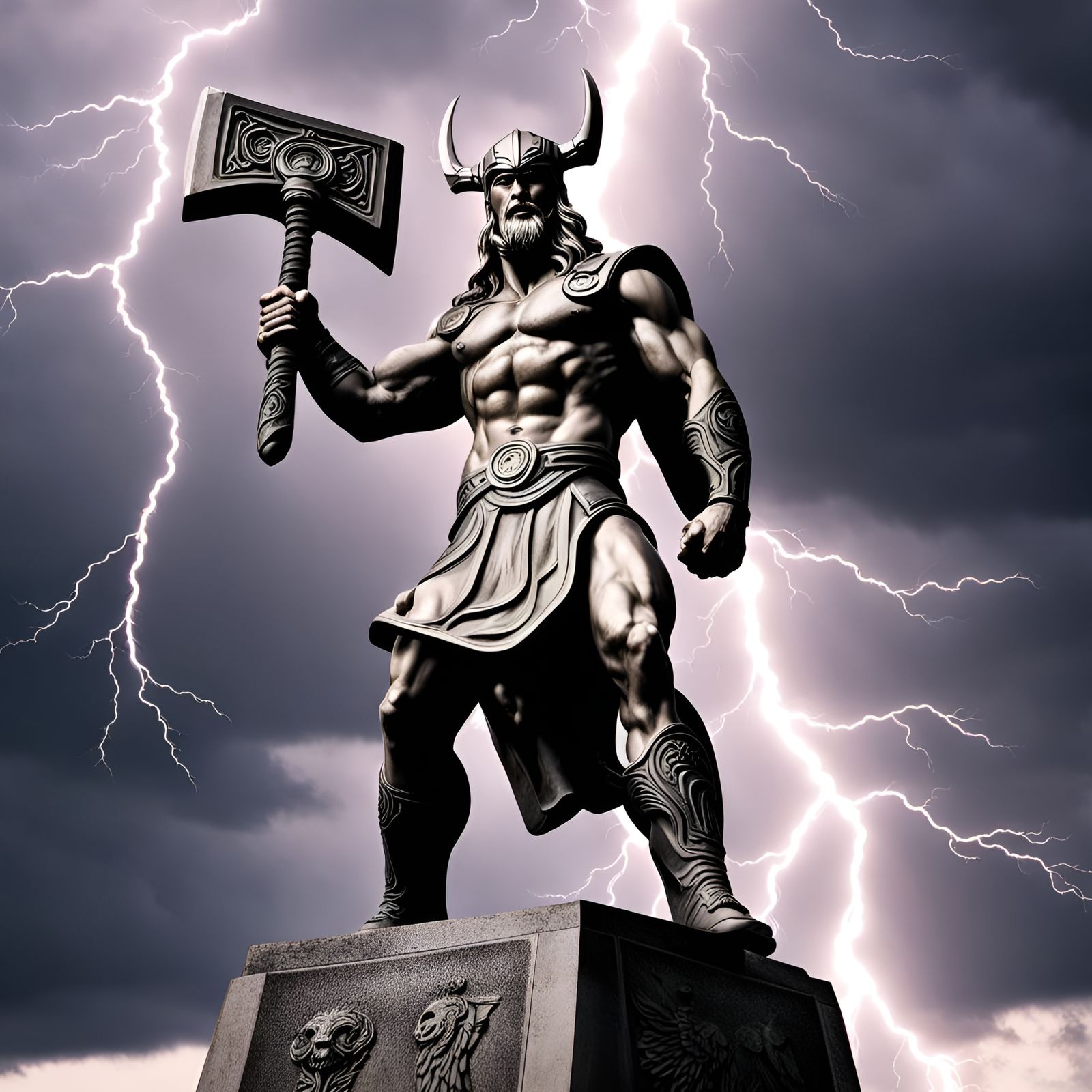 Statue of Thor.