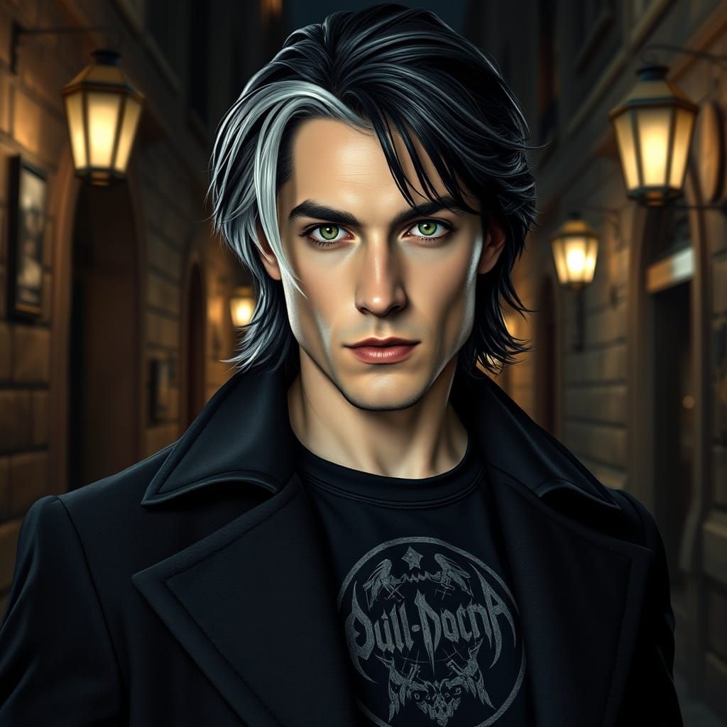 Mysterious Aristocrat in Dark Alley