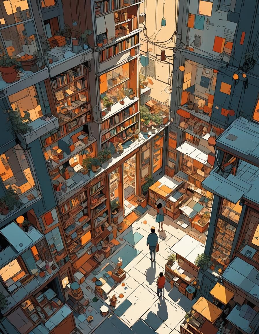 Colorful Abstract Cartoon of the Word Help