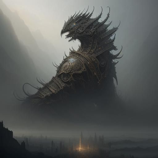 Epic Thalassophobia in a Digital Matte Painting