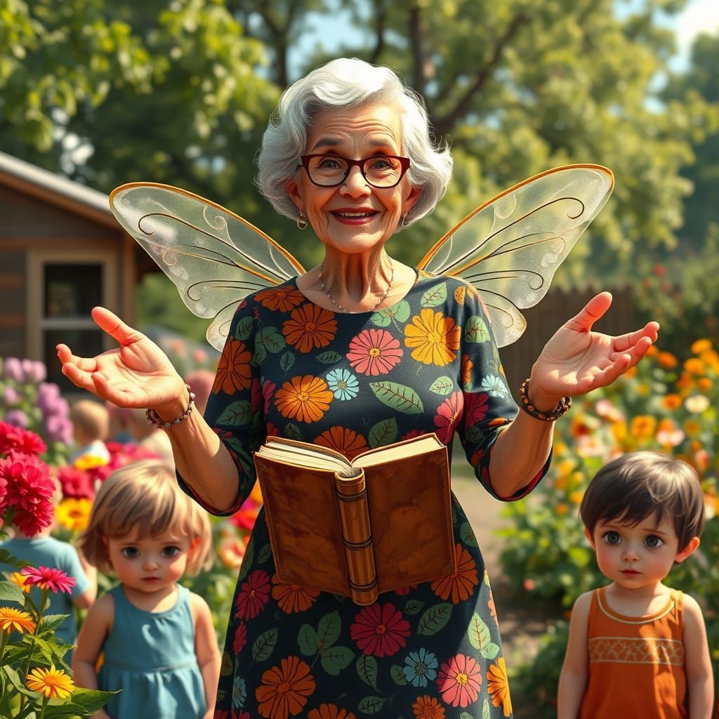 Sassy Matriarch Teaches Youth about Fascism in Whimsical Gar...