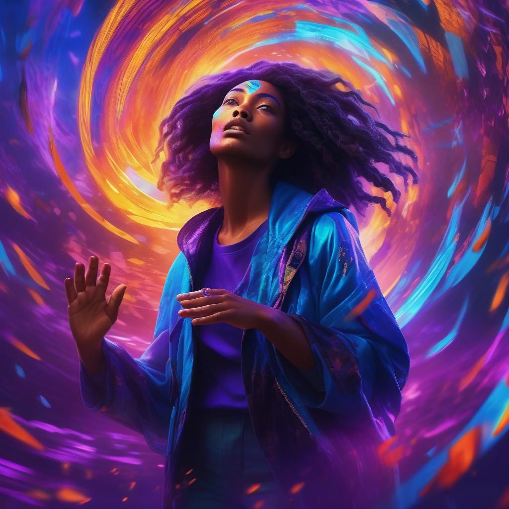 Dazed Leader in Hypnotic Trance: Digital Matte Painting