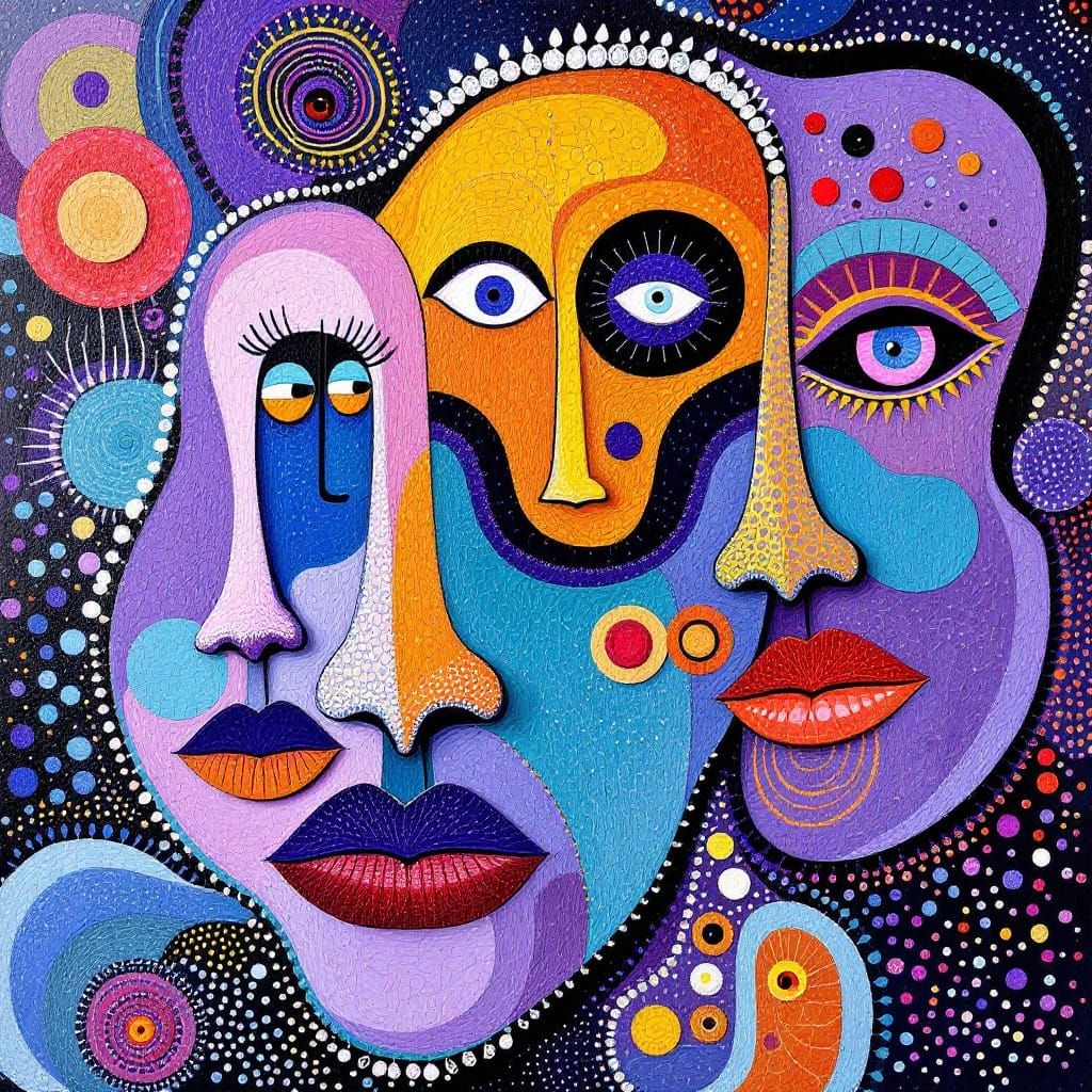 Abstract faces