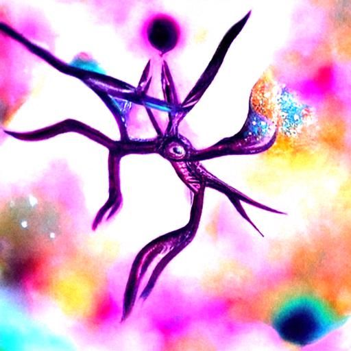 Holographic Neuron in Astral Cosmic Illustration