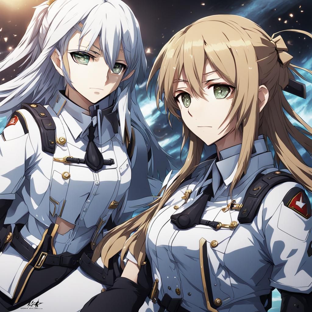 Anime Style Key Visual Manga Illustration