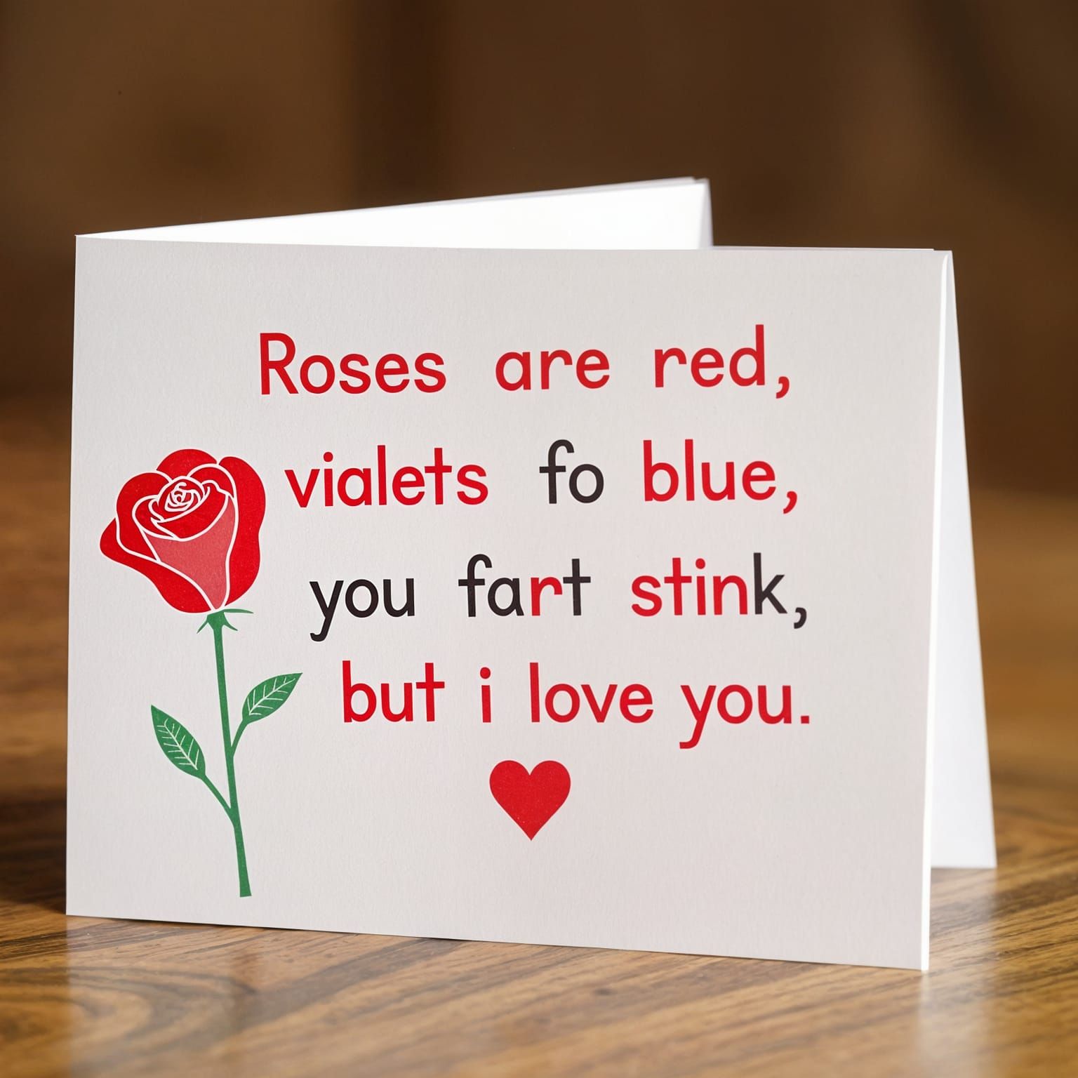 Whimsical Valentine's Day Humor in Watercolor Style